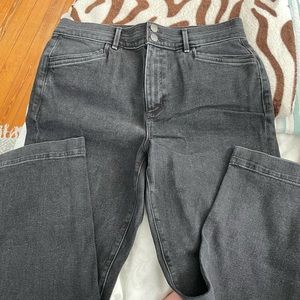 Ann Taylor black Straight leg jeans size 10